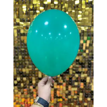 10 İç Mekan Dekorasyon Balonu Zümrüt Yeşili - 100 Adet