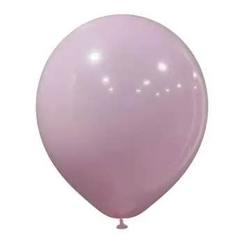 10 İç Mekan Makaron Balon Pembe - 100 Adet
