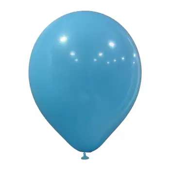 12 İç Mekan Dekorasyon Balonu Açık Mavi - 100 Adet