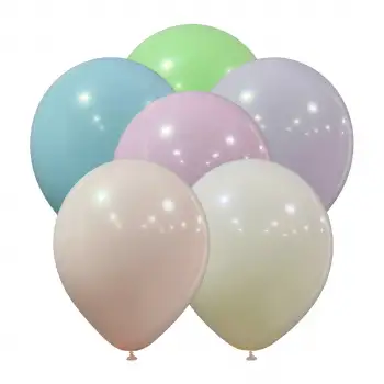 12 İç Mekan Makaron Balon Karışık - 100 Adet