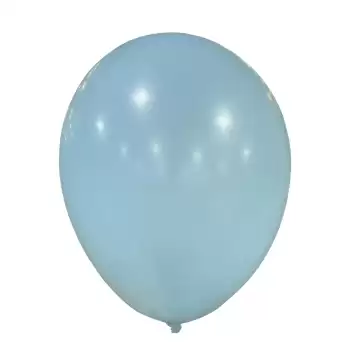 12 İç Mekan Makaron Balon Mavi - 100 Adet