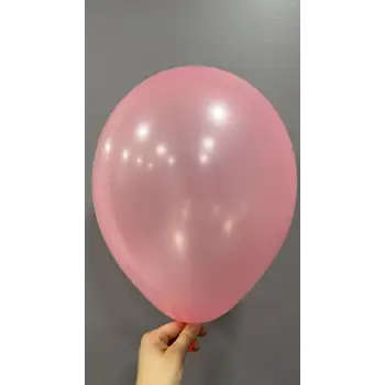 12 Neon Dekorasyon Balonu Kırmızı - 50 Adet