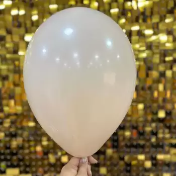12 İç Mekan Dekorasyon Balonu Kum Beji - 100 Adet