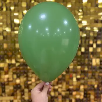 12 İç Mekan Dekorasyon Balonu Zeytin Yeşili - 100 Adet