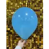 10 İç Mekan Dekorasyon Balonu Açık Mavi - 100 Adet