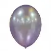 10 Metalik Dekorasyon Balonu Açık Violet - 100 Adet