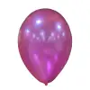 10 Metalik Dekorasyon Balonu Koyu Pembe - 100 Adet