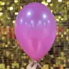 10 Metalik Dekorasyon Balonu Pembe - 100 Adet