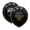 12 Hallowen Baskılı Balon 1+1