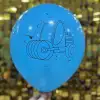 12 İş Makineleri Baskılı Balon 1+1 - 100 Adet