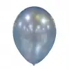 12 Metalik Dekorasyon Balonu Açık Mavi - 100 Adet