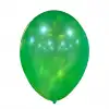 12 Metalik Dekorasyon Balonu Açık Yeşil -100 Adet