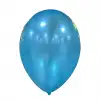 12 Metalik Dekorasyon Balonu Turkuaz - 100 Adet
