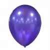 12 Metalik Dekorasyon Balonu Violet - 100 Adet