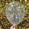 12 İç Mekan Dekorasyon Balonu Şeffaf - 100 Adet