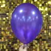 12 Metalik Dekorasyon Balonu Violet - 100 Adet