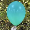 12 İç Mekan Dekorasyon Balonu Su Yeşili - 100 Adet