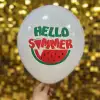 12 Hello Summer Hazır Baskılı Balon Karışık 3+0 - 100 Adet