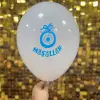 12 Maşallah  Baskılı Balon 1+1 - 100 Adet