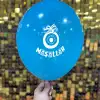 12 Maşallah  Baskılı Balon 1+1 - 100 Adet