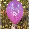 12 Its A Girl Hazır Baskılı Balon 1+1 - 100 Adet