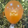12 Happy Birthday Baskılı Balon Karışık 1+1 - 100 Adet