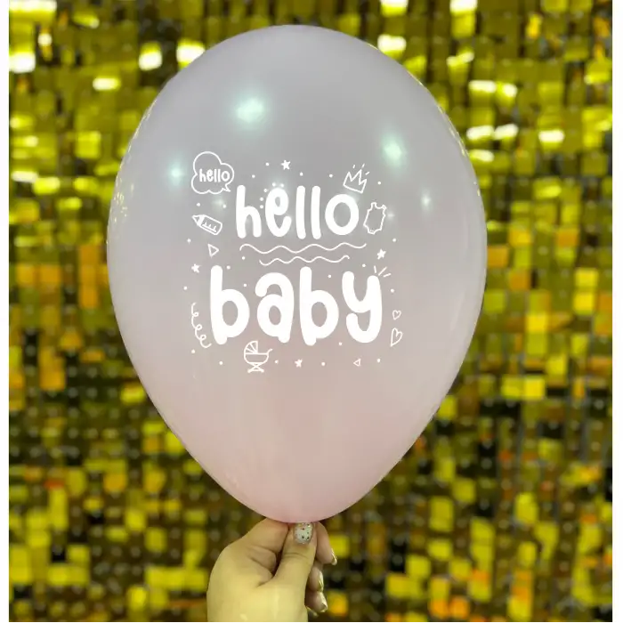 12 Hello Baby Karışık Renk  1+1 - 100 Adet