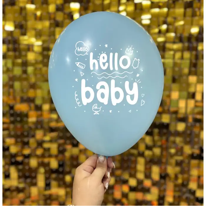 12 Hello Baby Karışık Renk  1+1 - 100 Adet