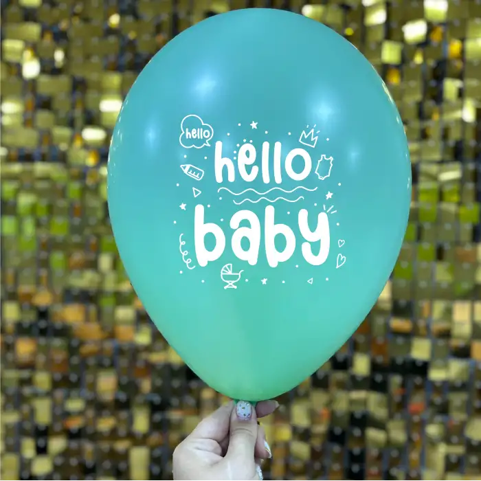 12 Hello Baby Karışık Renk  1+1 - 100 Adet