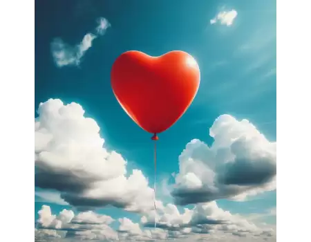 Kalpli Sevgililer Günü Balonları