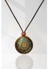 Mandala Ahşap Kolye N11.29004