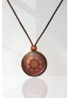 Mandala Ahşap Kolye N11.29005