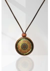 Mandala Ahşap Kolye N11.29006