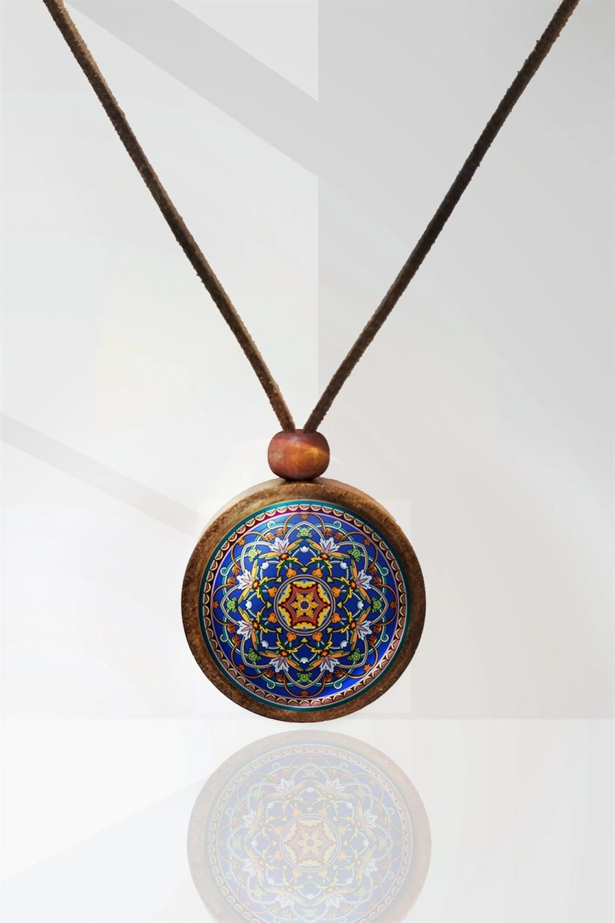 Mandala Ahşap Kolye N11.29018