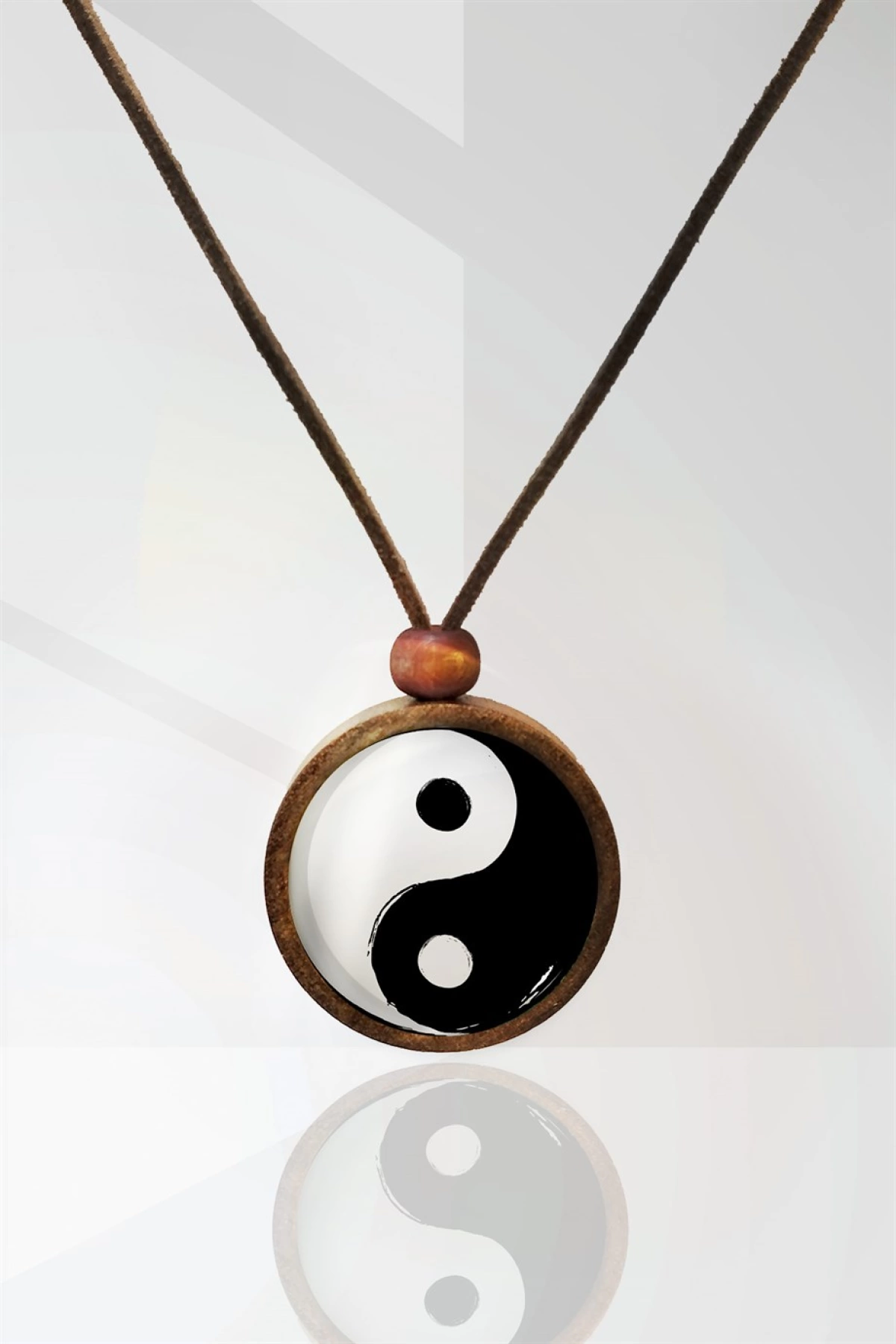 Yin Yang Ahşap Kolye N11.43319