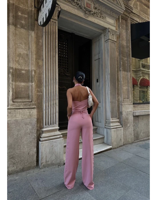 Boyundan Geçmeli Yelek Takım