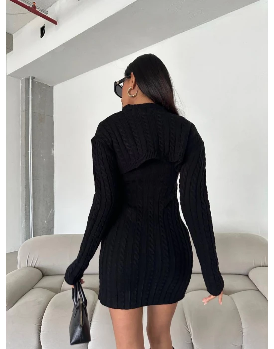 Crop Kazak Elbise Takım