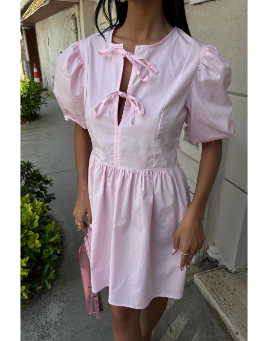 Fiyonk Bağlamalı Elbise