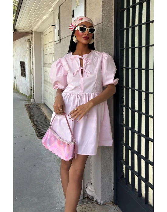 Fiyonk Bağlamalı Elbise