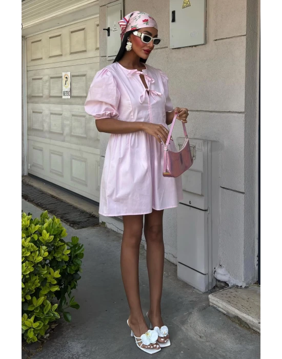 Fiyonk Bağlamalı Elbise