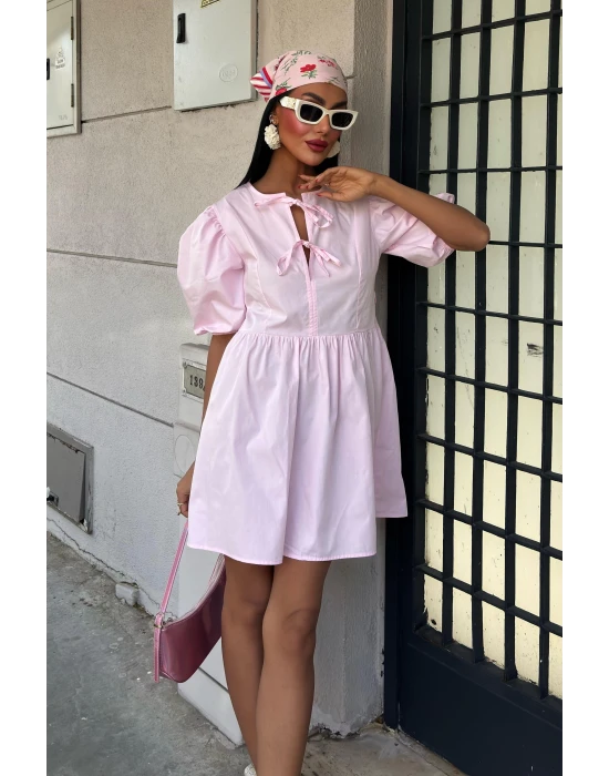 Fiyonk Bağlamalı Elbise