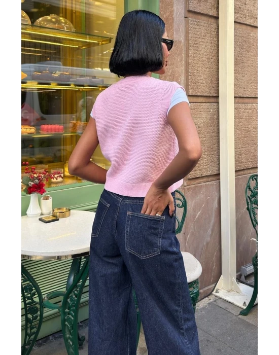 Helios Düğmeli Süveter