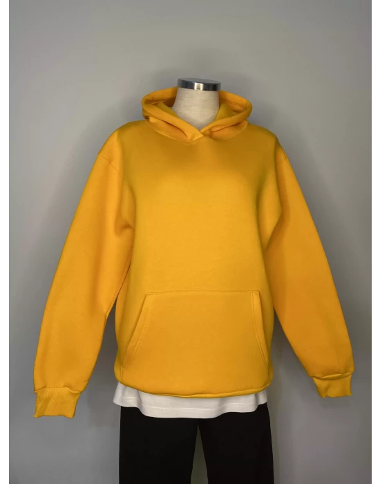 Kapüşonlu Basic Sweatshirt