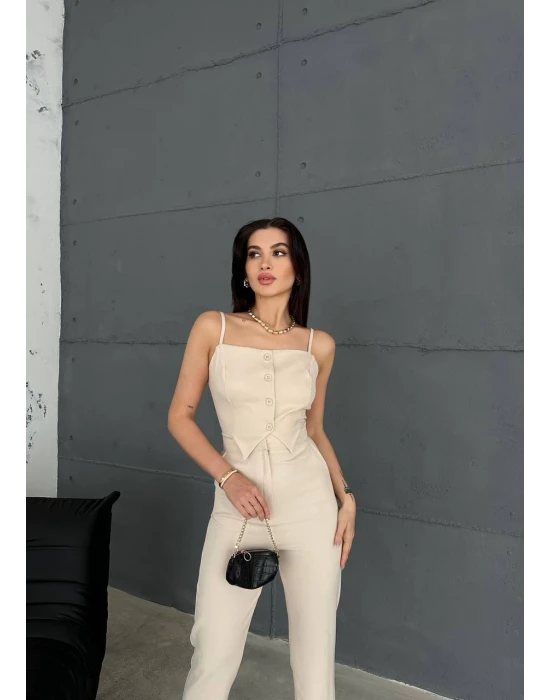 Yelek Görünümlü Tulum