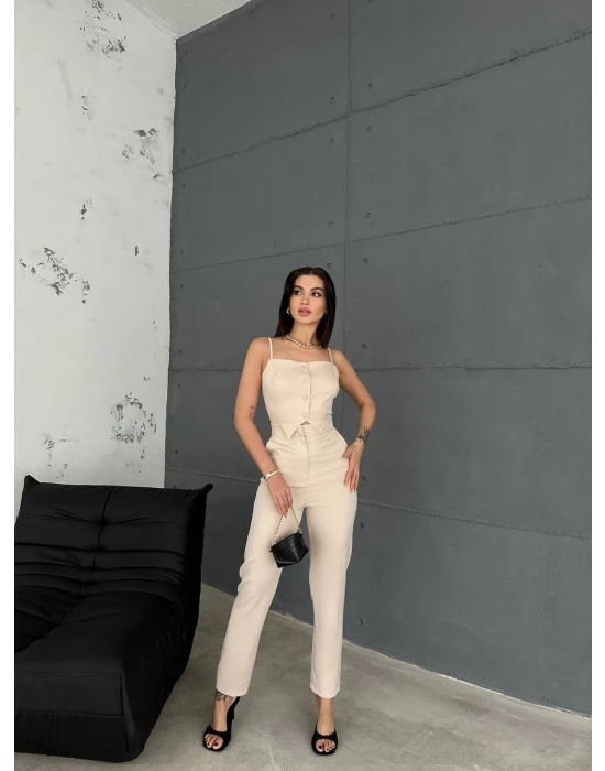 Yelek Görünümlü Tulum