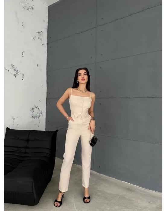 Yelek Görünümlü Tulum