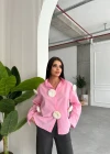 Çiçek Detaylı Gömlek