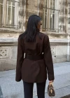 Kemerli Blazer Ceket