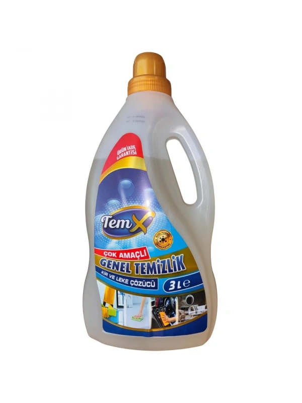 TEMX KONSANTRE PLUS GENEL TEMİZLİK 3 LT