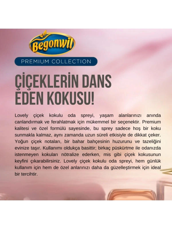 Begonwil Premium Oda Spreyi 400 ml - Lovely